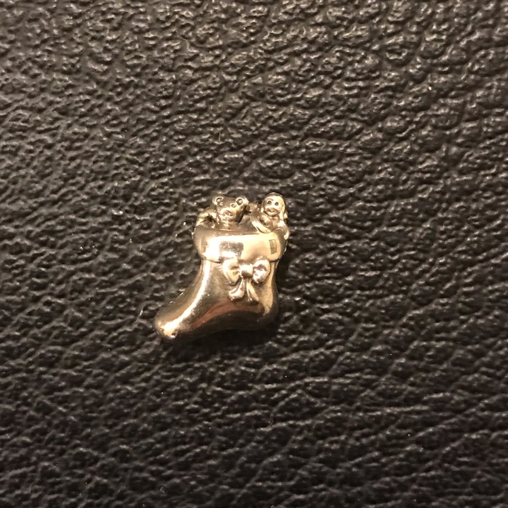Pandora Silver Christmas Stocking Charm